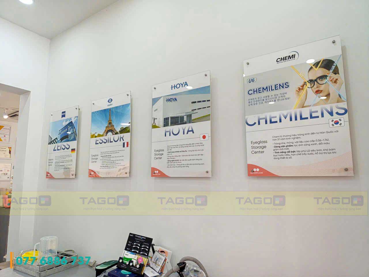 Khung tranh mica - Khung ảnh mica - Poster mica 11 Khung tranh mica treo tường