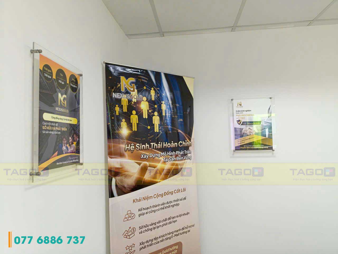 Khung tranh mica - Khung ảnh mica - Poster mica 12 Khung tranh mica treo tường