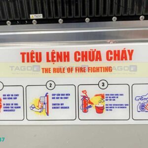 Bảng tiêu lệnh PCCC - Bảng nội quy PCCC mica 6 Bảng tiêu lệnh PCCC và bảng nội quy PCCC mica in UV đúng quy định